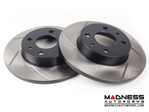 FIAT 500 Brake Rotors (2) - Rear - SILA Concepts - Performance Plus 